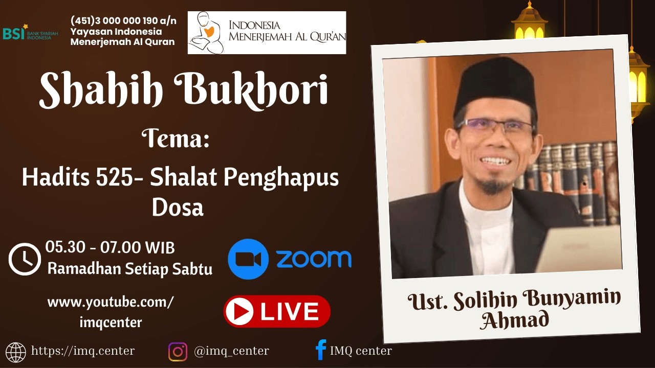20260314 Sabtu Selama Romadhon KAJIAN KITAB SHAHIH BUKHARI,  Sholat Penghapus Dosa