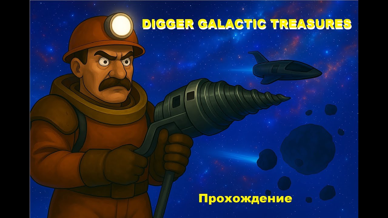 Ep 1. Digger: Galactic Treasures — Бурим, ищем артефакты и раскрываем тайны GRAVEX.