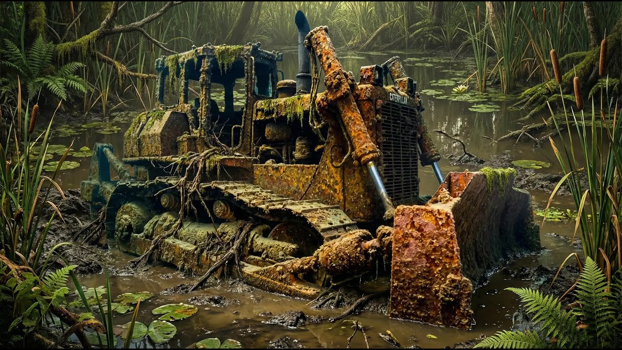 From Swamp Relic to Showroom Beast: 1950s Dozer Rescue