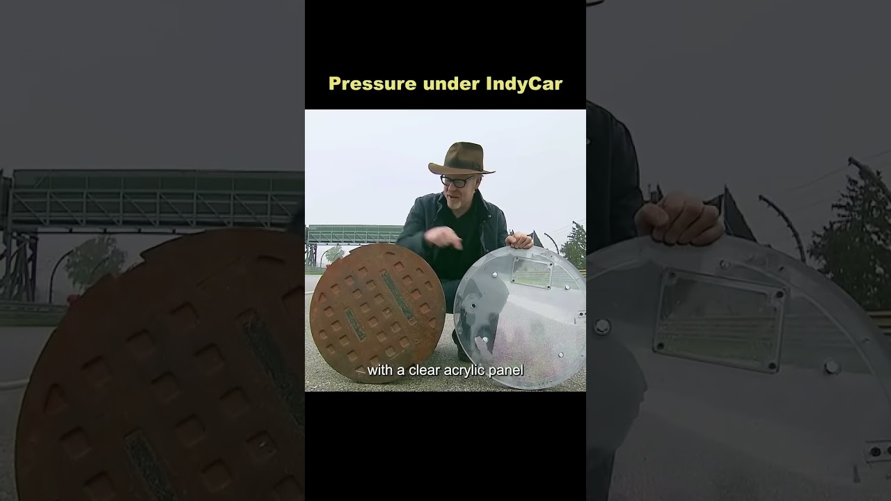The pressure under an Indycar 