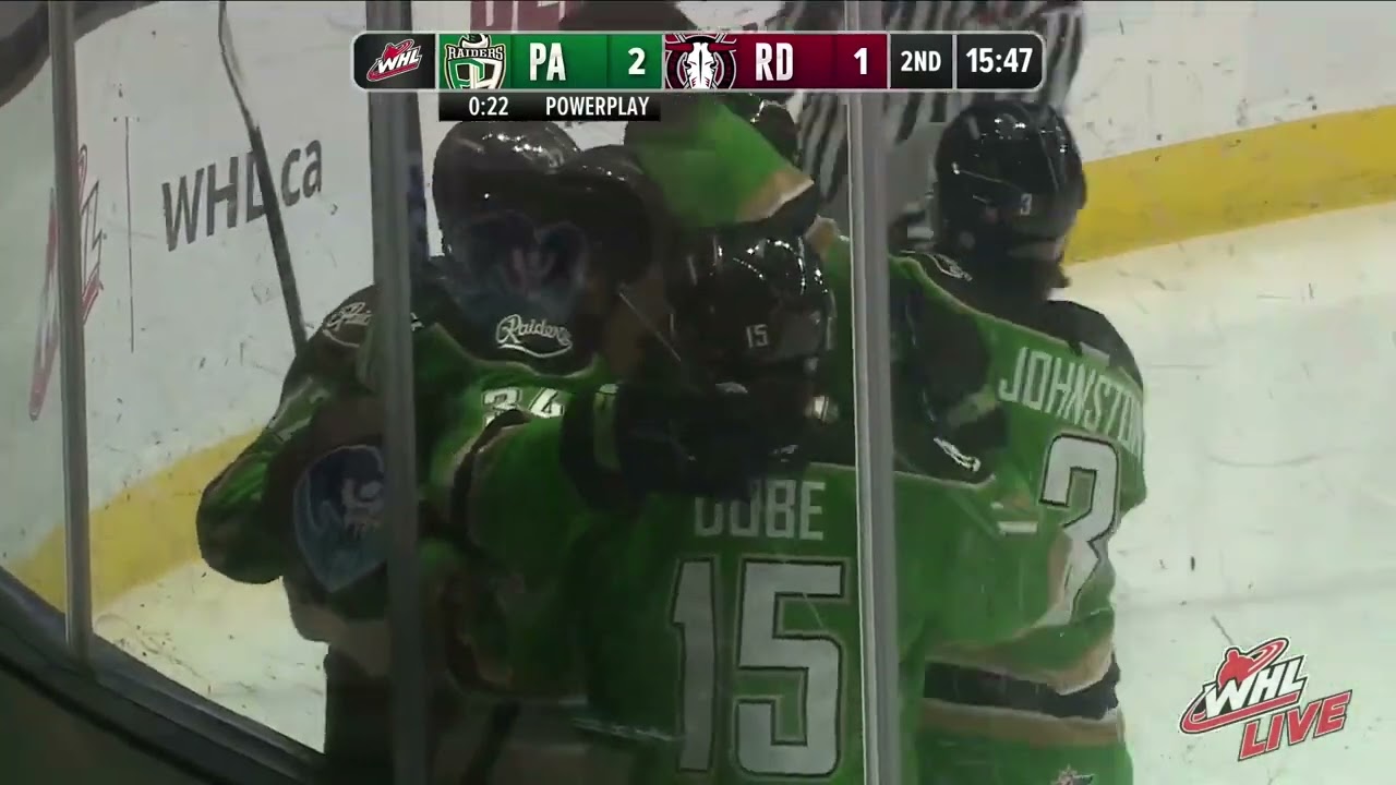 Krzysztof Maciaś hat trick vs Red Deer Rebels / Macias hat trick vs Red Deer Rebels WHL