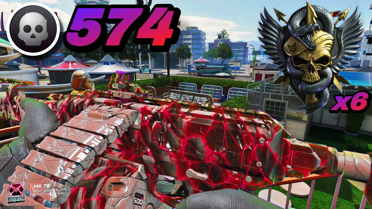 BLACK OPS 7 - 574 KILLS + 6 NUKES w/ NEW OVERPOWERED META MK.78 on NUKETOWN !