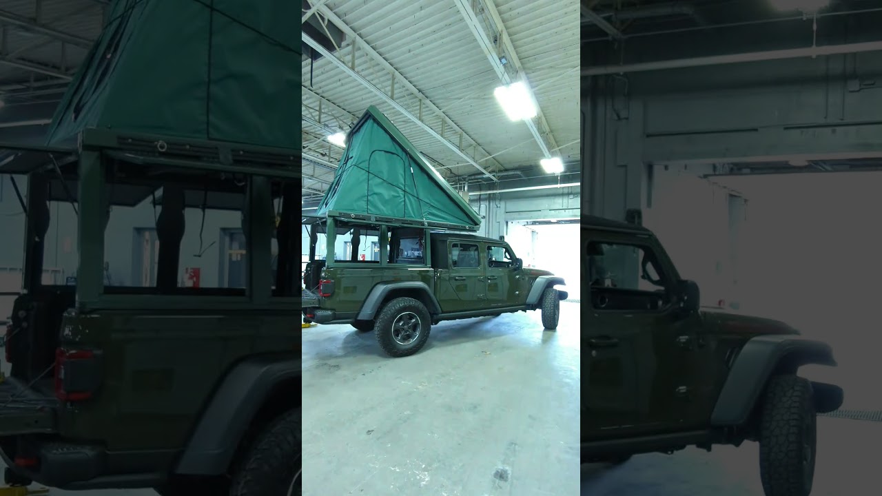 Second Jeep Gladiator in the books! Green all-around 🤘🏻 #jeep #gladiator #camper #truck #camping