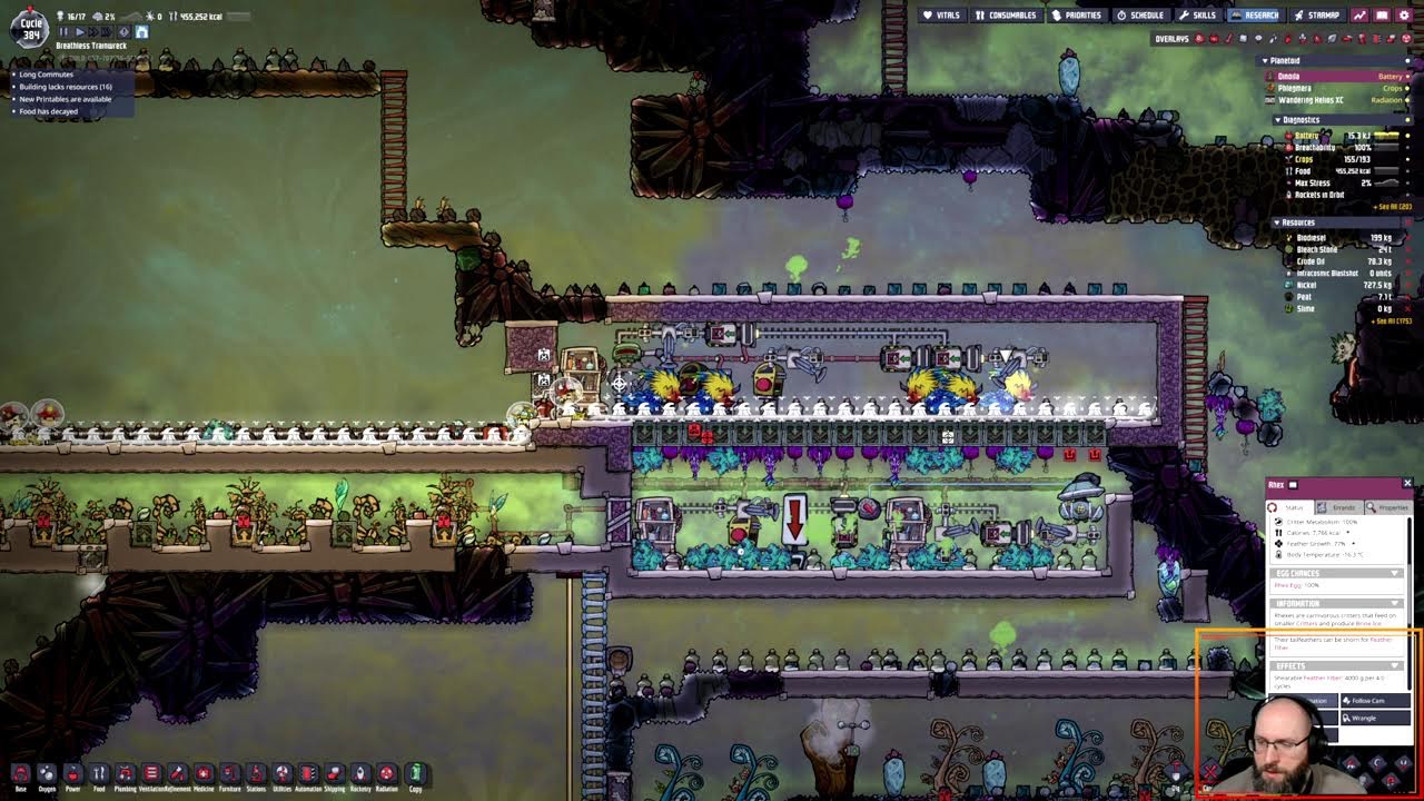 All Achievements run - Oxygen Not Included livestream