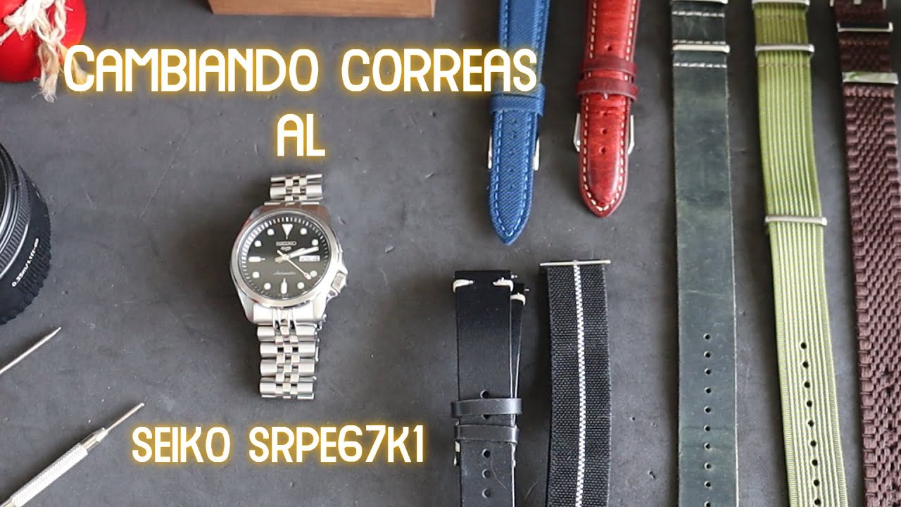 Cambio de diferentes Correas para el Seiko SRPE - ¿Cómo queda?