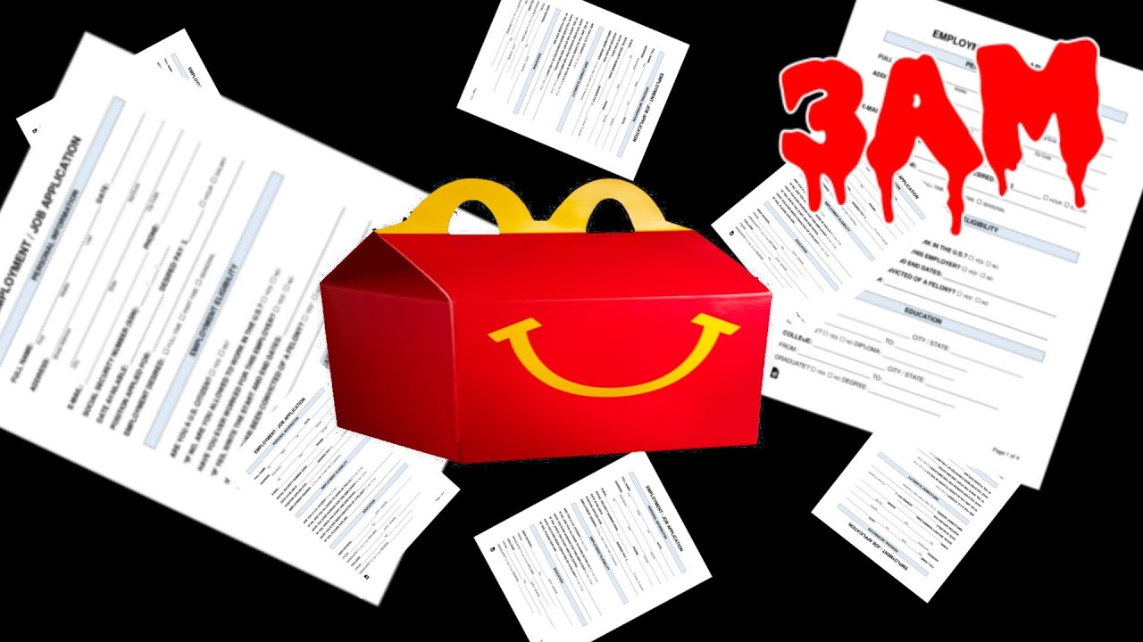 GETTING THE JOB APPLICATION HAPPY MEAL AT 3AM! [YTP]