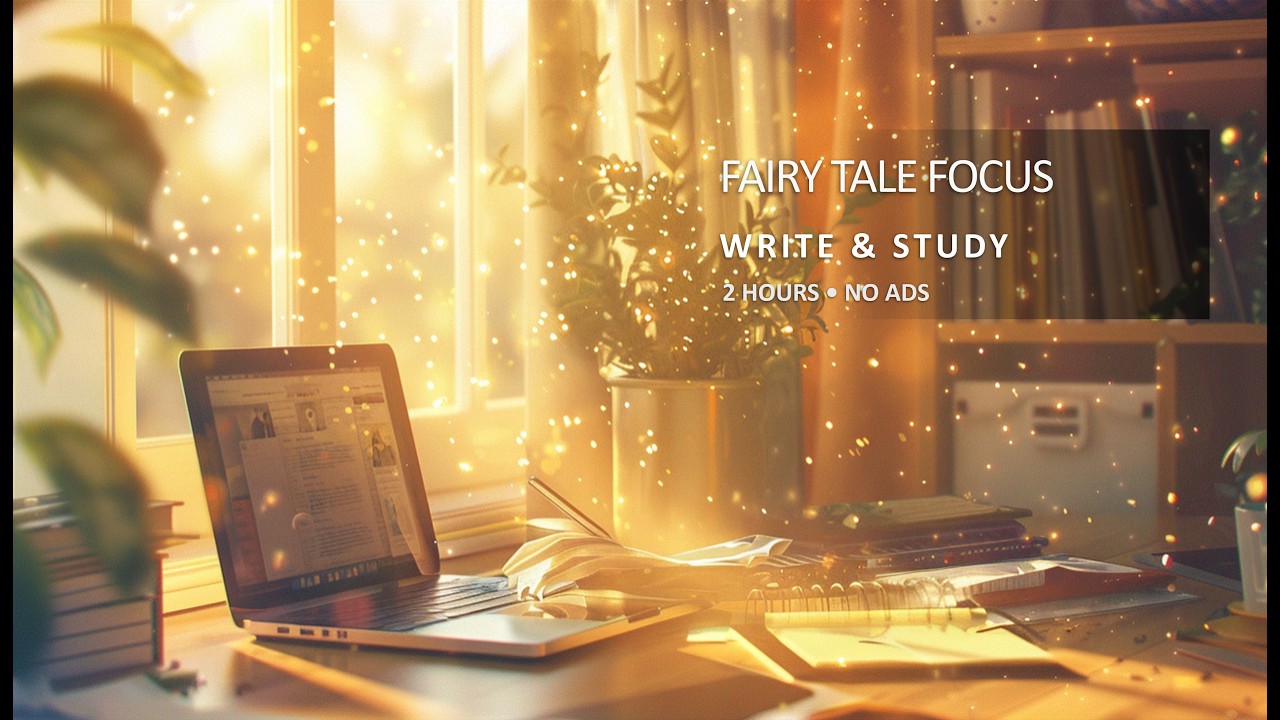 2 Hour Deep Focus Study Music ✨ Write & Study With Me | Cozy Study Ambience | No Ads