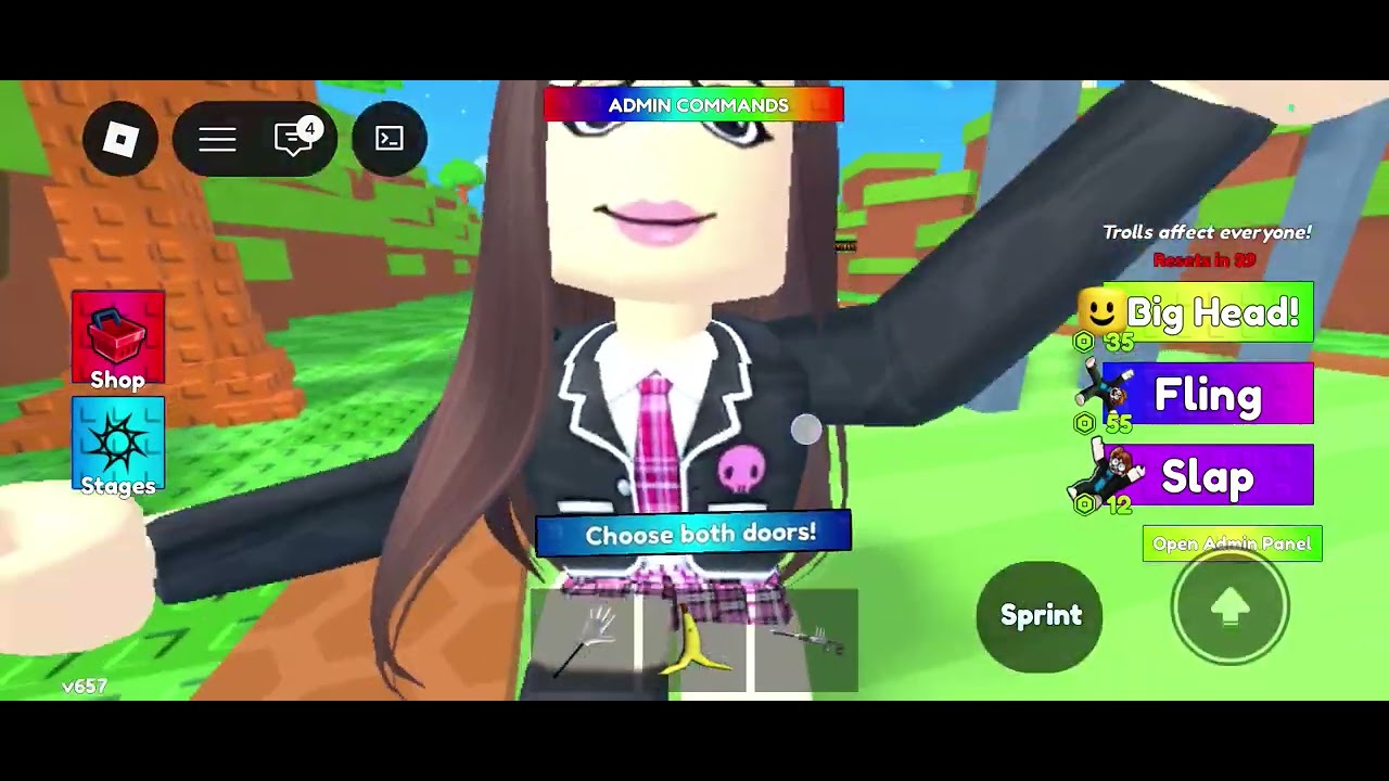 Playing would you rather please see whole video #roblox #rage 