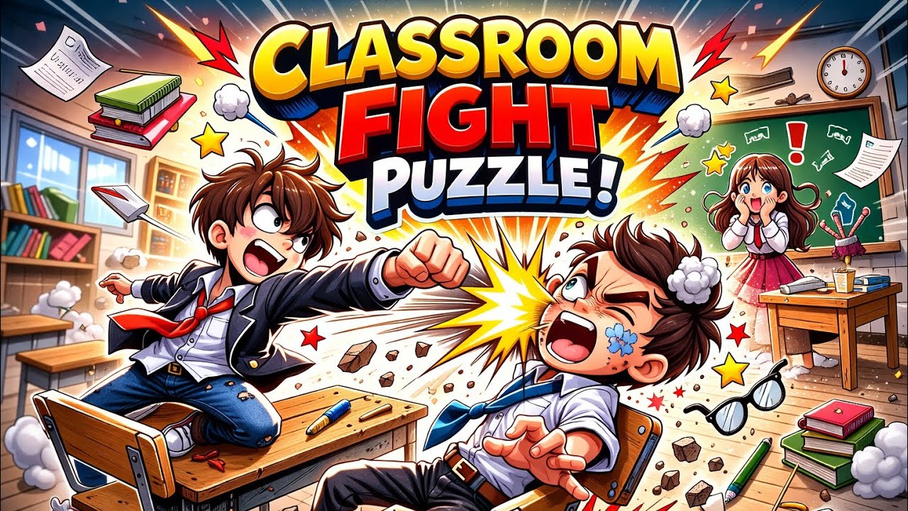 😱 CLASSROOM PUZZLE FIGHT 🔥 PUZZLE GAME LIVE 🔴 | #shortslive​ #puzzlegame​ #verticallive​