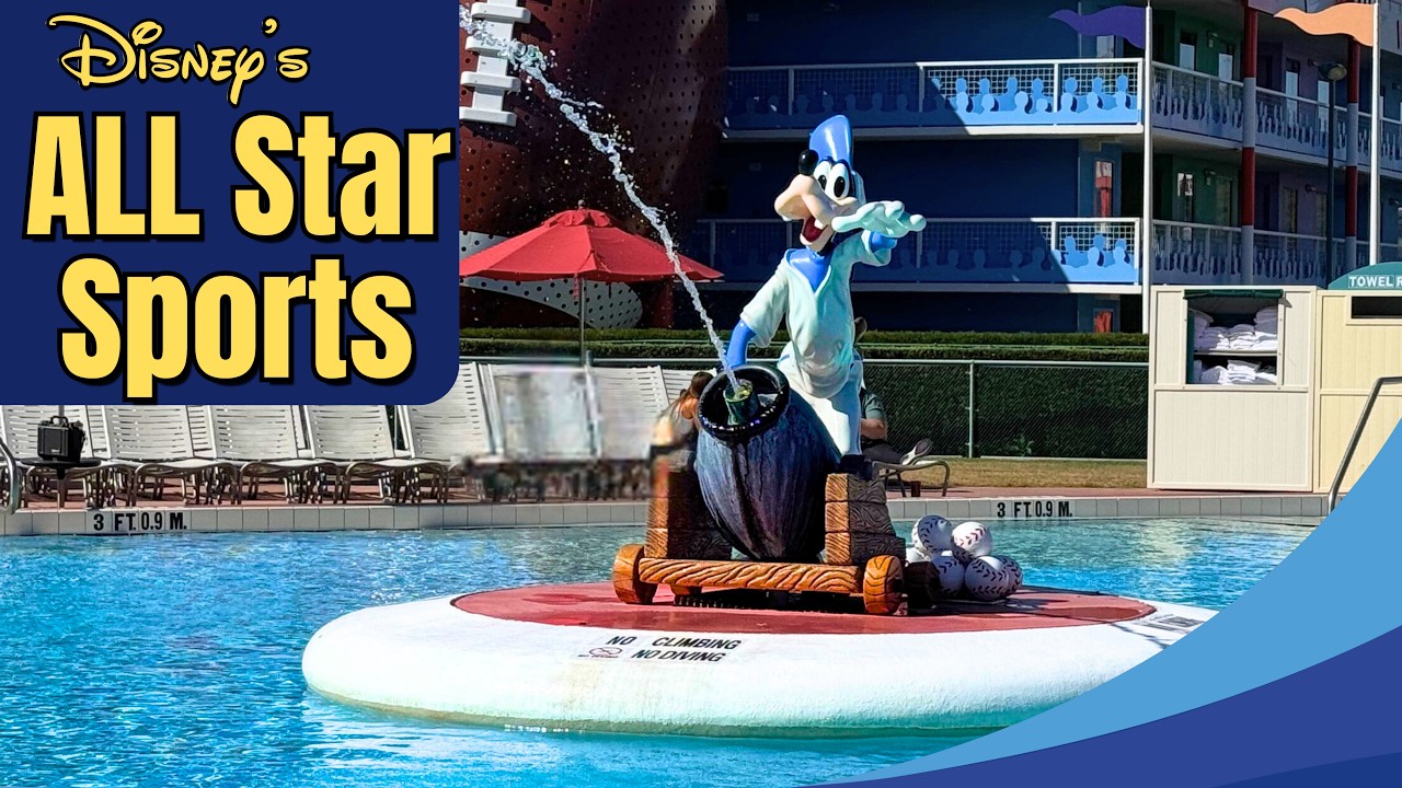 Disney’s All-Star Sports Resort Tour | Pools, Dining & Transportation