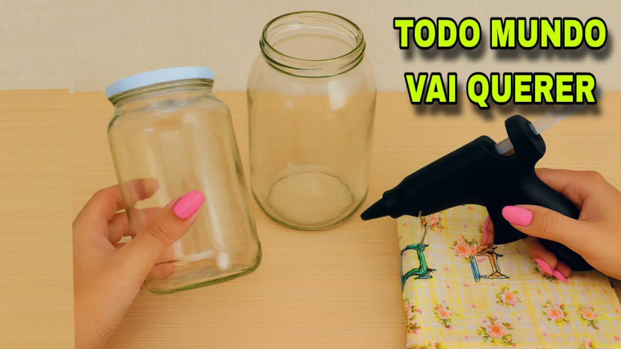 Прекрасная идея с использованием стекла и ткани, всем очень понравилось! Сделай сам! #вирусный #п...