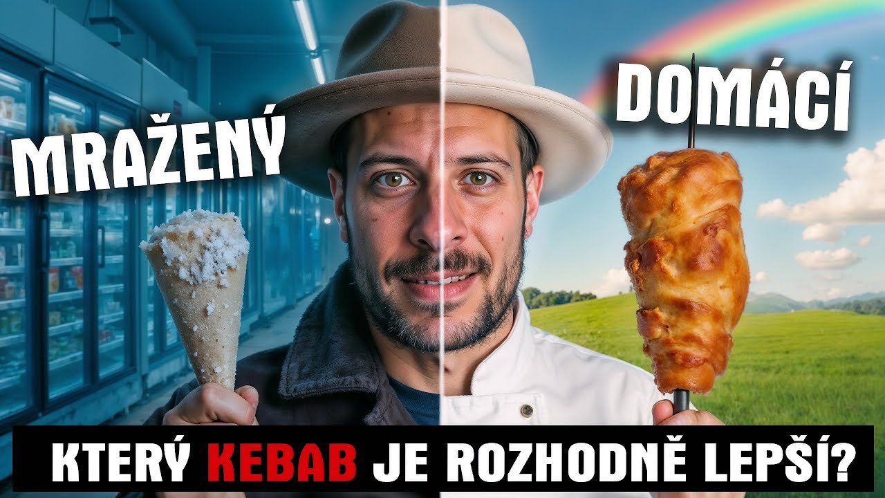 1:1 mražená šmakuláda VS poctivý domácí kebab! Který je podle nás lepší?!