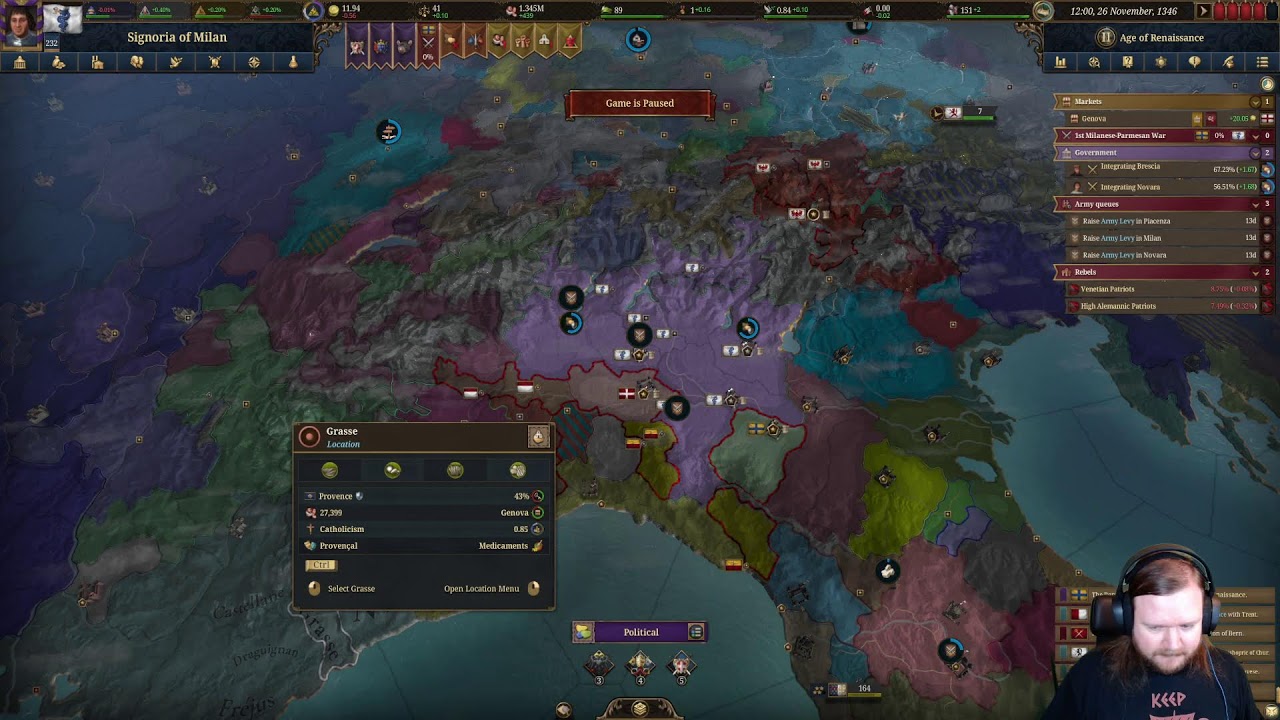 Europa Universalis V - New game! New campaign!