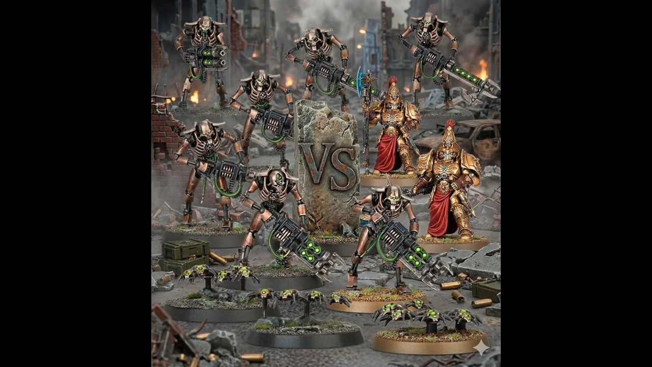 Necrons vs Adeptus Custodes - 1000 point Battle Report