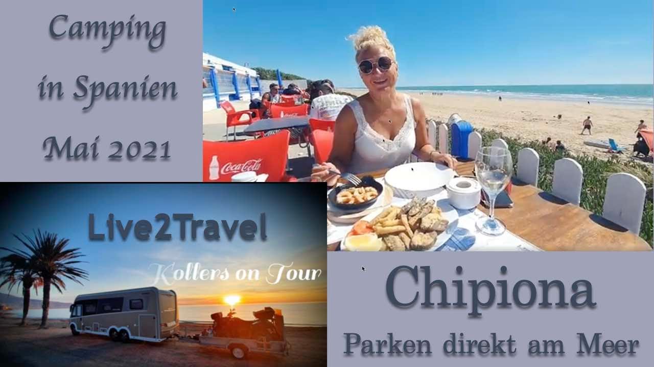 019 Parken direkt am Strand von Chipiona