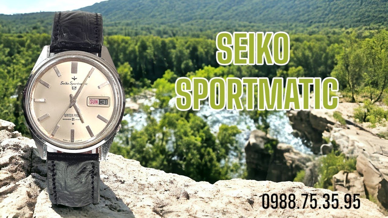[850k] - Đồng hồ si Seiko Sportsmatic 5 diashock 21 jewels