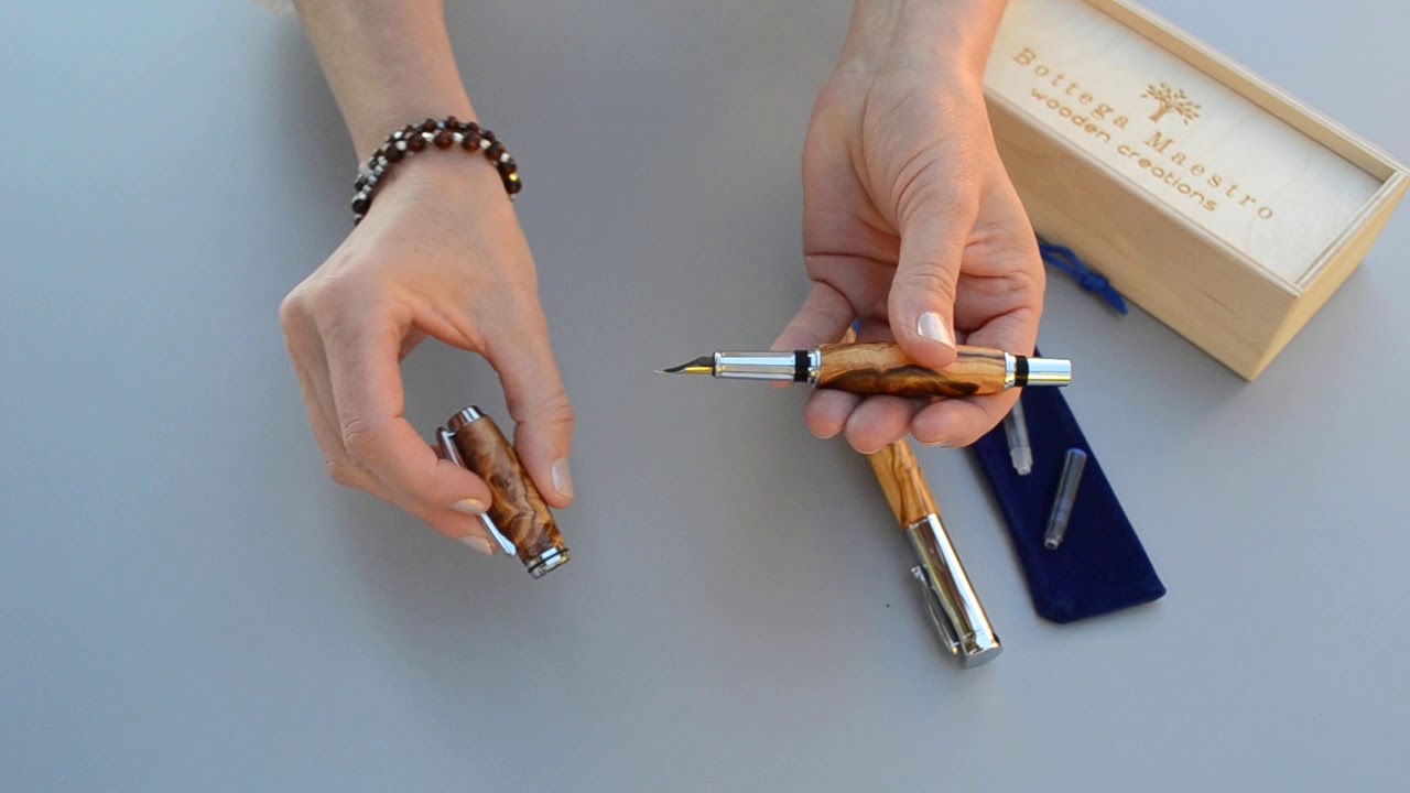 Come ricarica una Penna Stilografica Captain e Principe di BOTTEGA MAESTRO