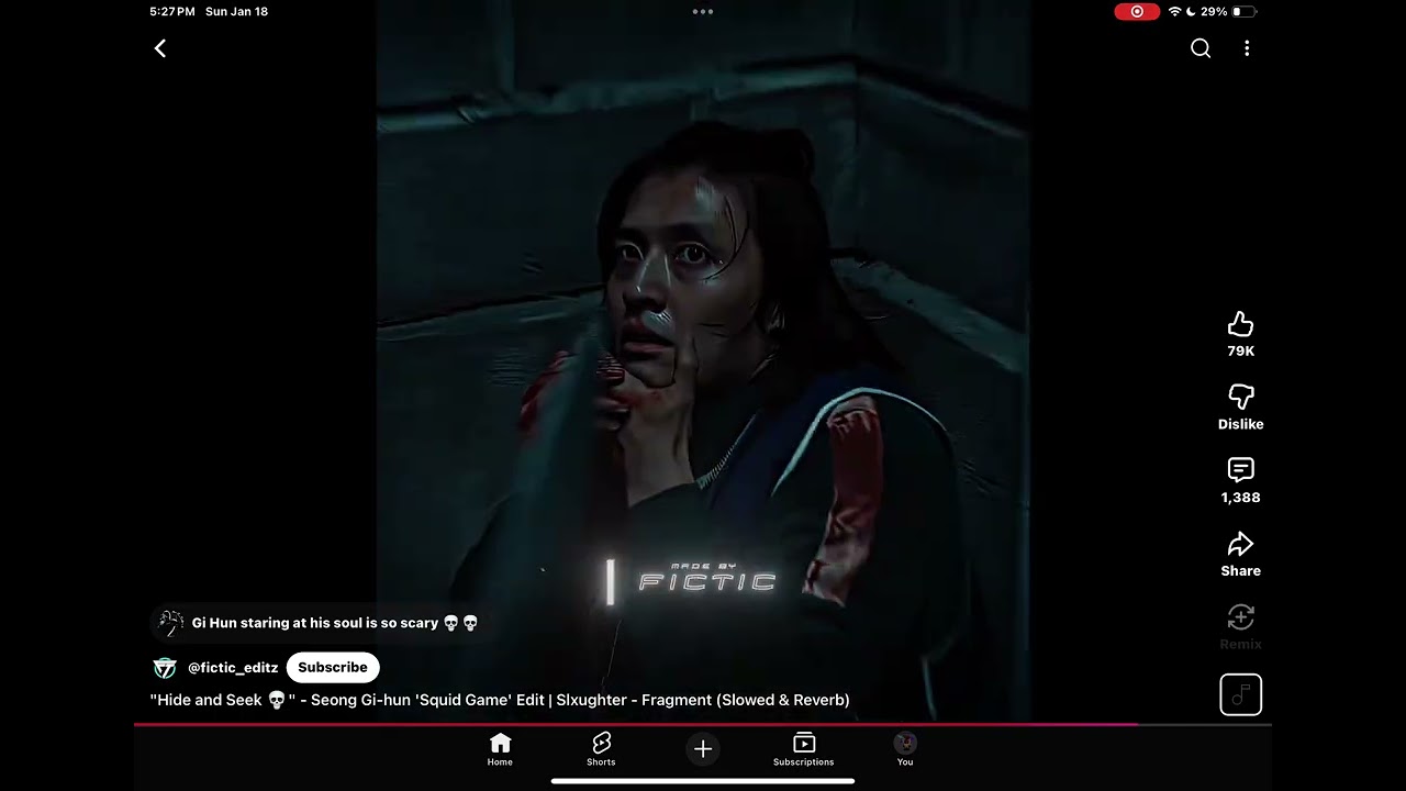 Hide and seek 💀 - seong Gi-hun Squid Game Edit. 