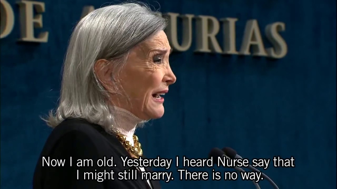 Discurso de Núria Espert Speech by Núria Espert