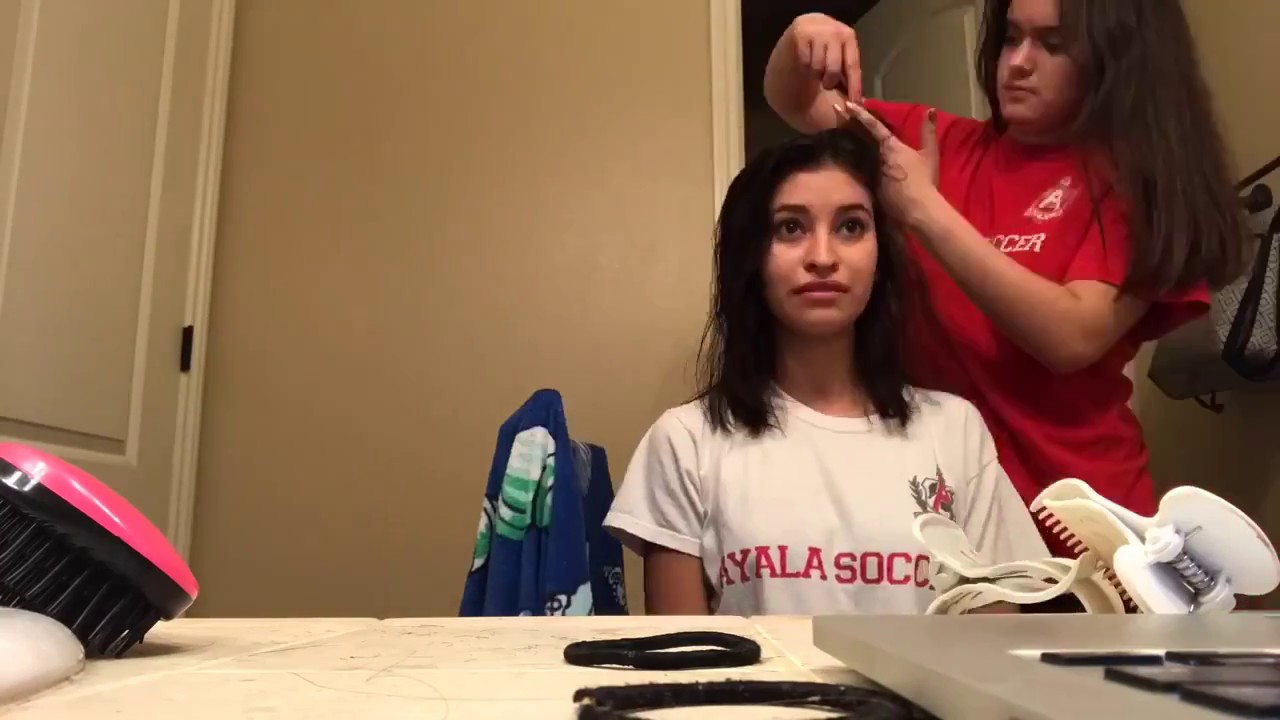 CHOPPING MY LONG HAIR OFF FT. MY COUSIN\\FIRST VIDEO