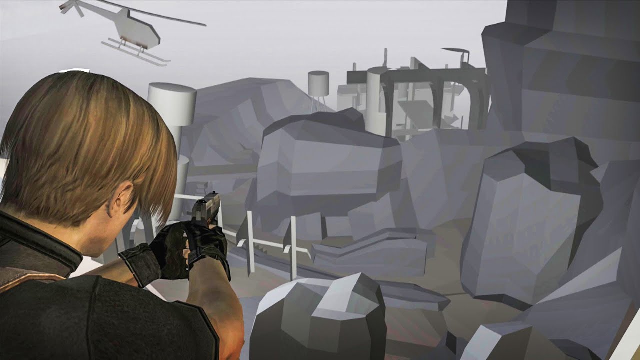 MAPA BIZARRO INACABADO dentro dos ARQUIVOS - RESIDENT EVIL 4
