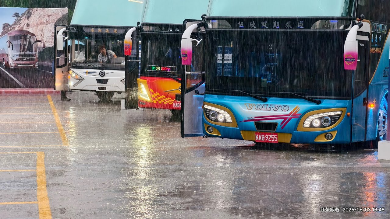 VOLVO,B13R暨B8R遊覽車新車發表會/一友/大吉/程達/三大車廠聯展