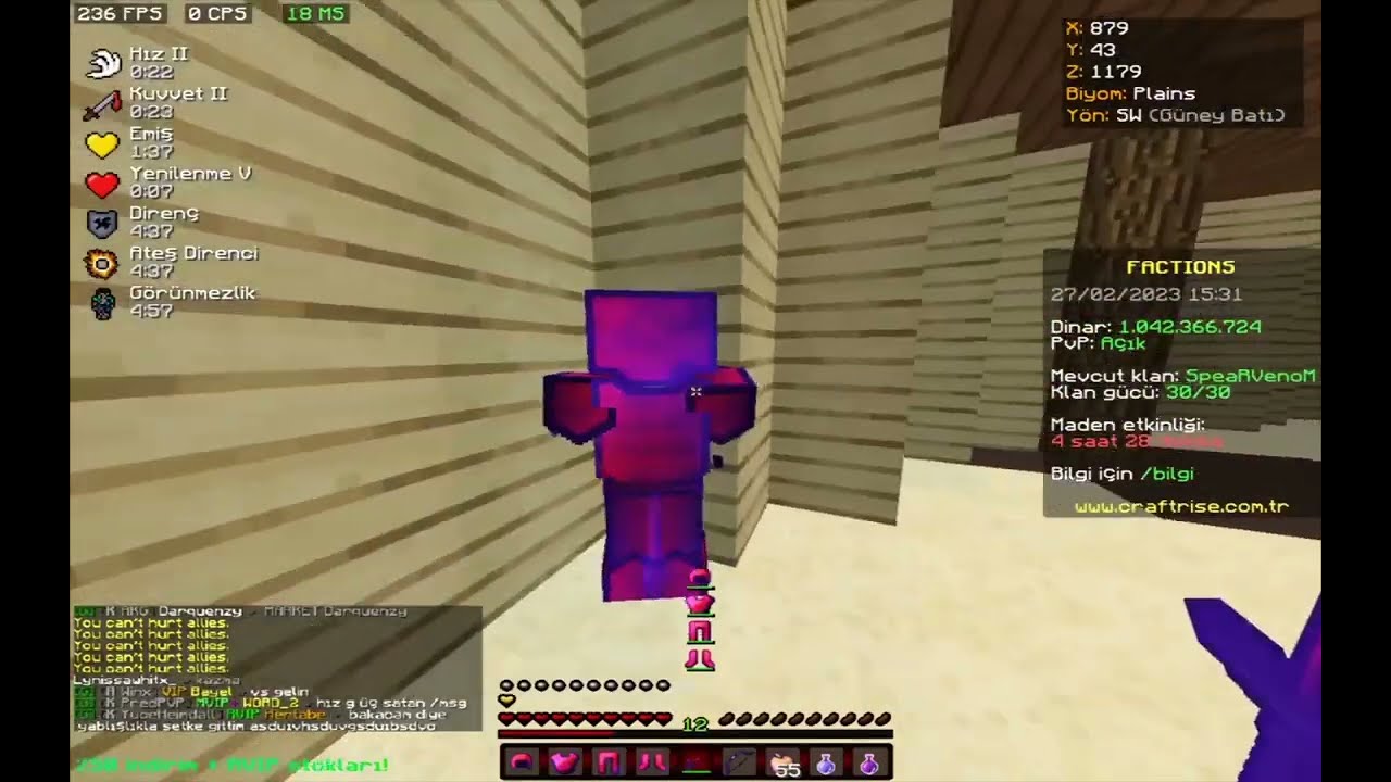 Craftrise Factions Tadımlık Çerezler