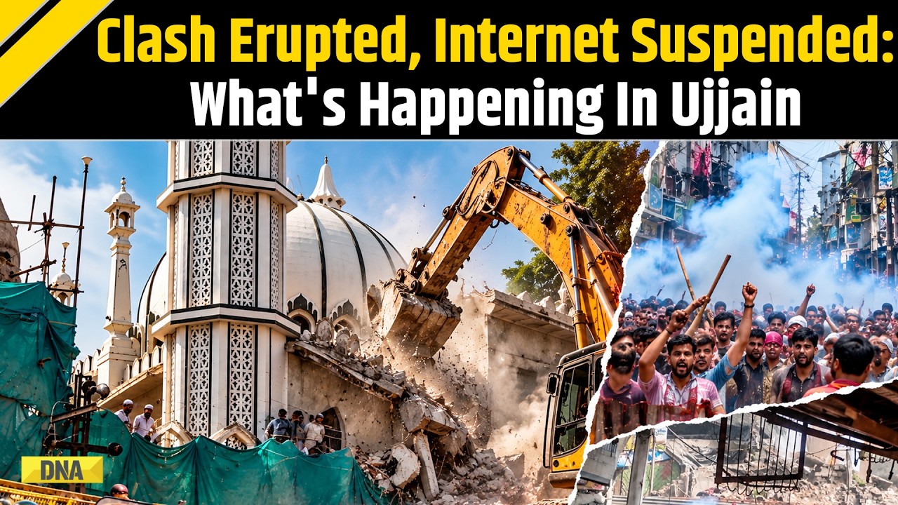 Ujjain Mosque Demolition: Police Fire Tear Gas As Clashes Break Out; What's Happening In Ujjain