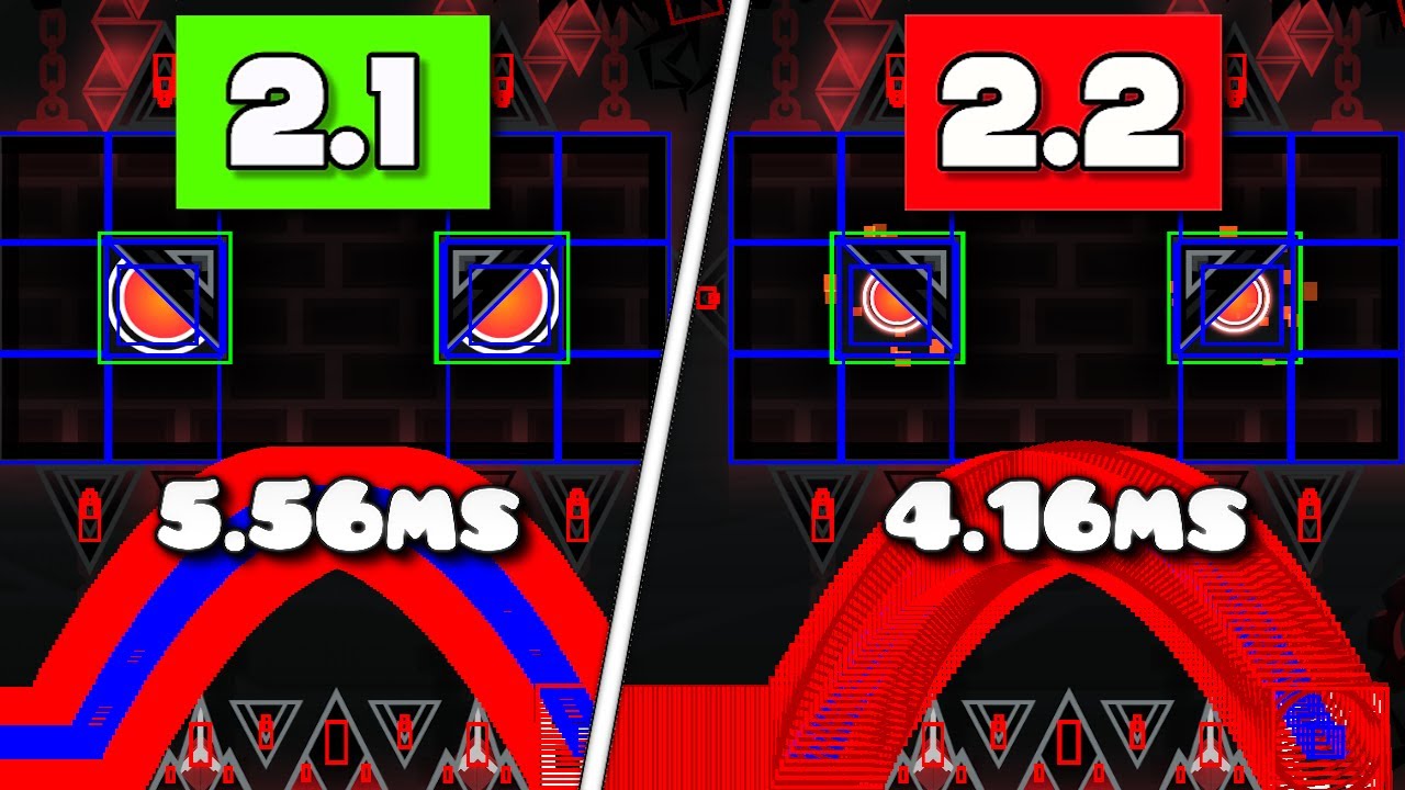 2.1 Acheron vs 2.2 Acheron // Frame Counter Comparison