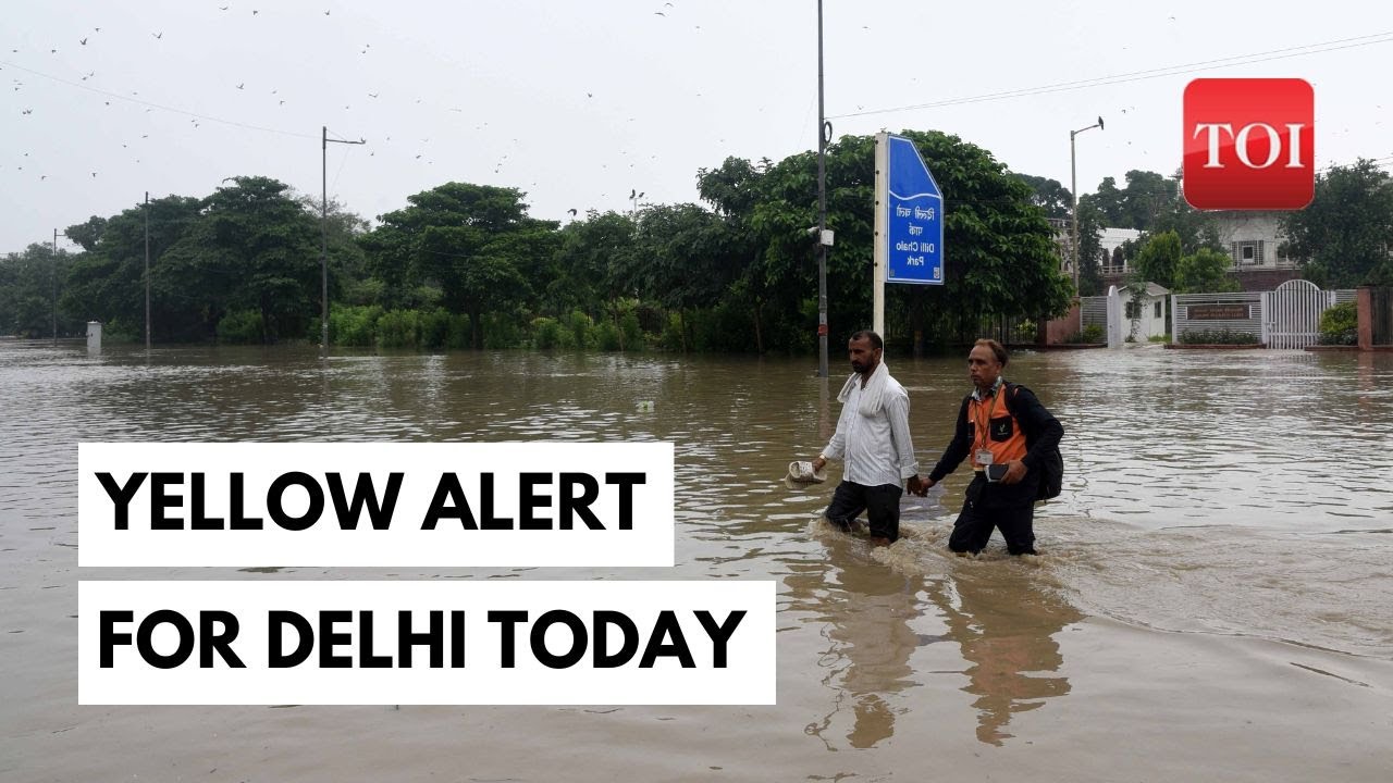 Delhi Rains: IMD Issues Yellow Alert, Warns of High-Intensity Rain in Some Parts