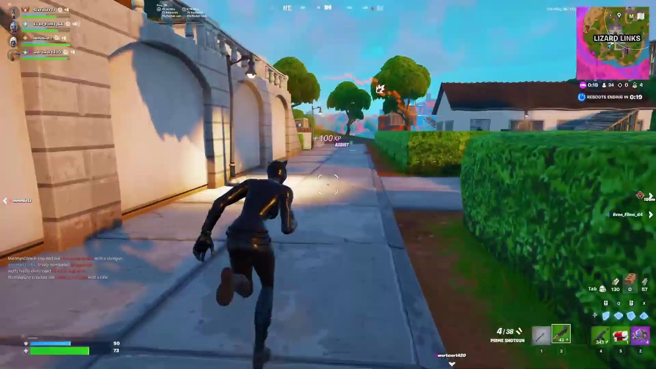 Playing Fortnite with subs