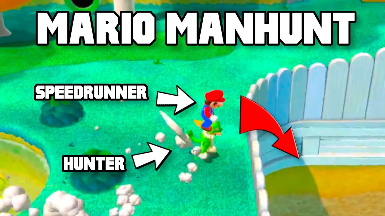 Mario Speedrunner Vs Hunter - Episode 1