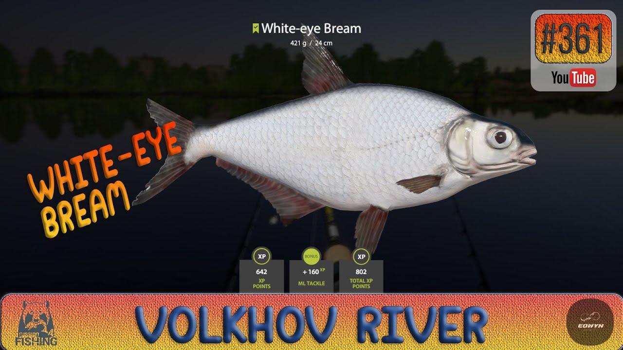 Russian Fishing 4 - Volkhov River - White-eye Bream - #361