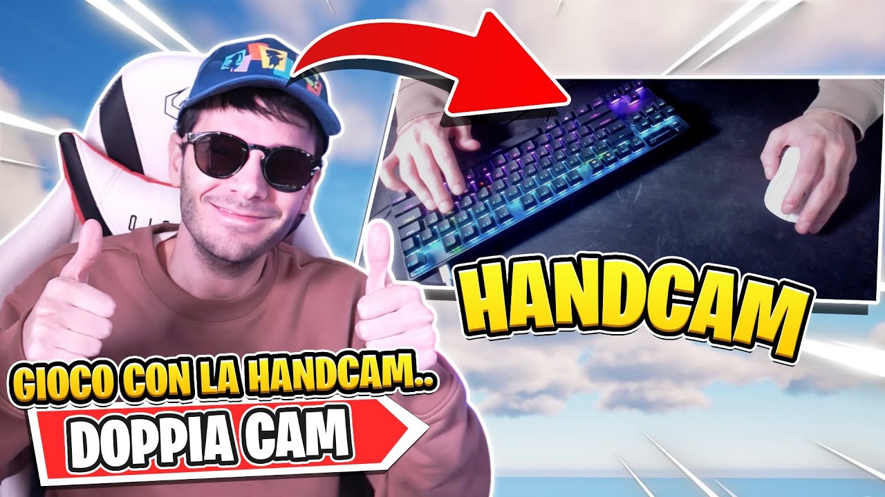 Gioco Con La HANDCAM su Fortnite! Doppia Inquadratura #fortnite  fortnite #fortniteita #smi_ii