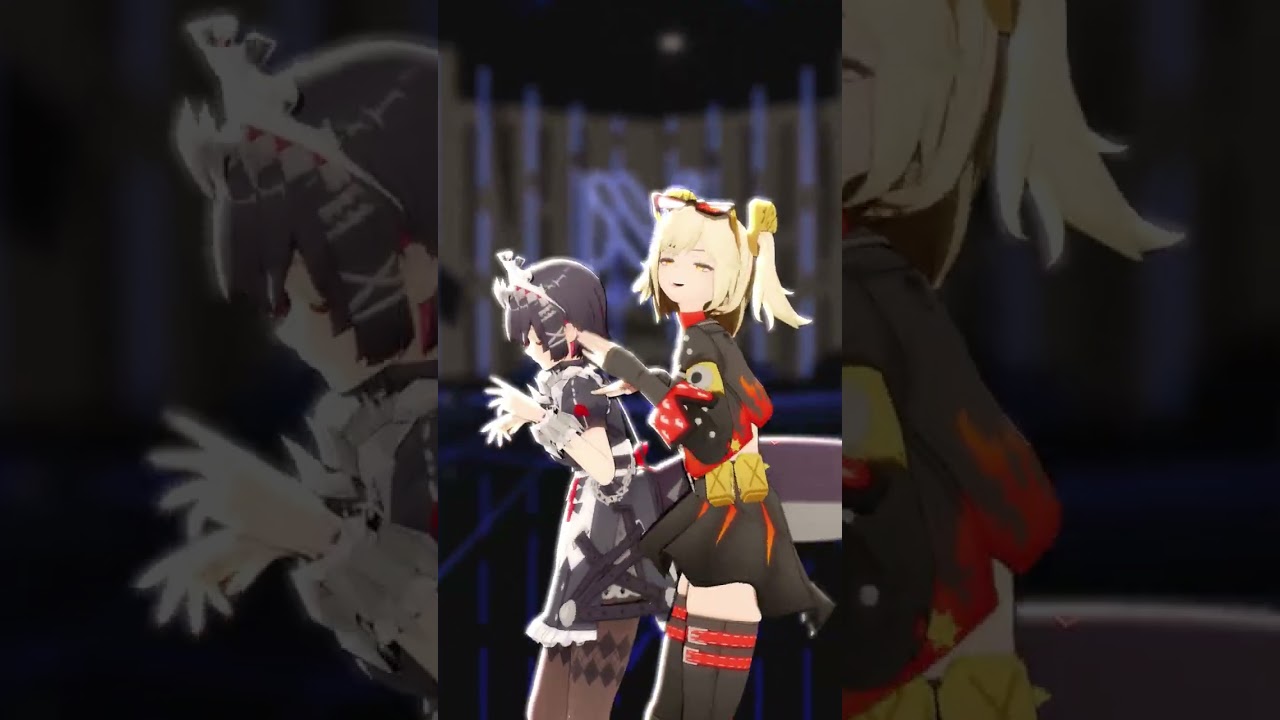 【ZZZ MMD】Burnice Ellen Joe Dance Agressively 