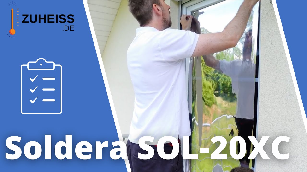 Soldera SOL-20XC Sonnenschutzfolie // Montage und erster Eindruck - Deutsch
