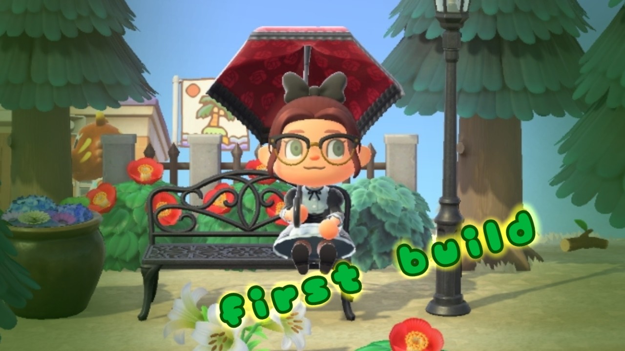 Building the Front Entrance to my New Animal Crossing Island