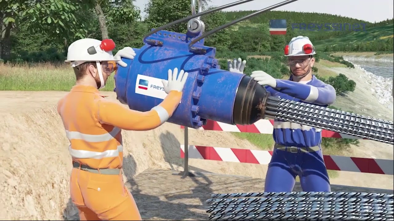 Freyssinet Chile - Animación 3D Postensado OOCC