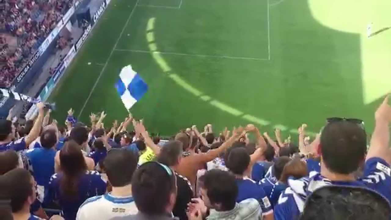 Afición Alavés en el Sadar!