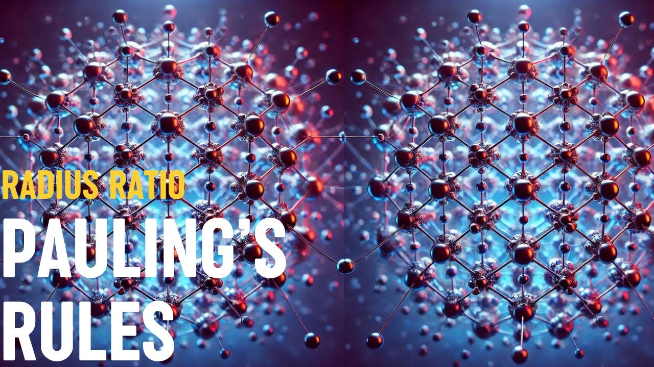 Pauling Radius Ratio Trick | GATE 2025 | JAM 2025 | GSI 2025 