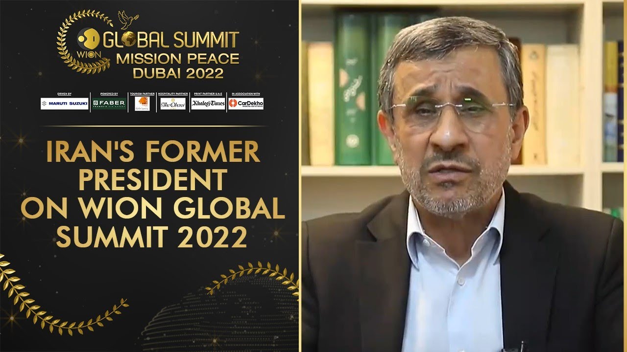 Iran's Former President Mahmoud Ahmadinejad on WION Global Summit 2022: 'War does not help anyone'