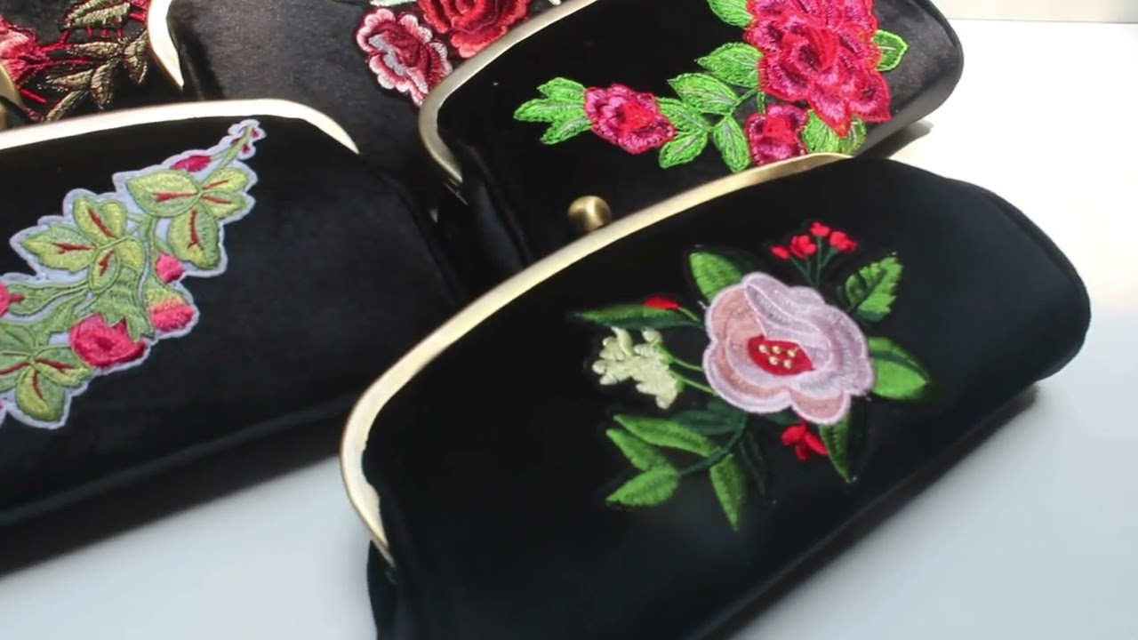Rhabags Madrid Tas Beludru Vintage