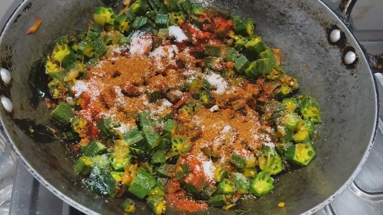Bendakaya fry tomato Charu 👌#youtube#food#cooking#