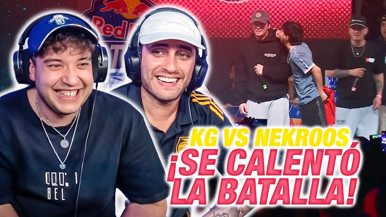 ¡¡¡CASI SE PEGAN!!! KG VS NEKROOS RED BULL BATALLA NACIONAL PERU (KAPO Y BLON REACCIONAN (