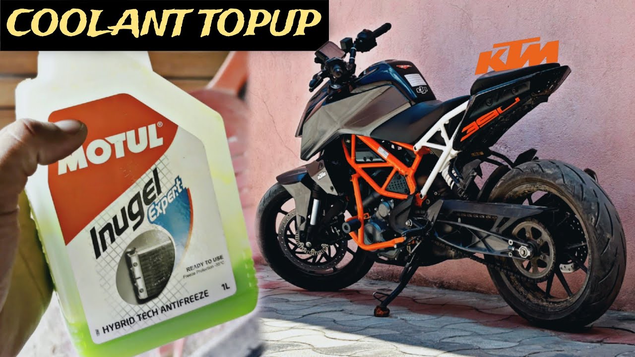 HOW TO TOPUP COOLANT ON KTM DUKE|RC-125/200/250/390 AT HOME D.I.Y|EASY PROCESS TO CHECK AND TOPUP!🛠