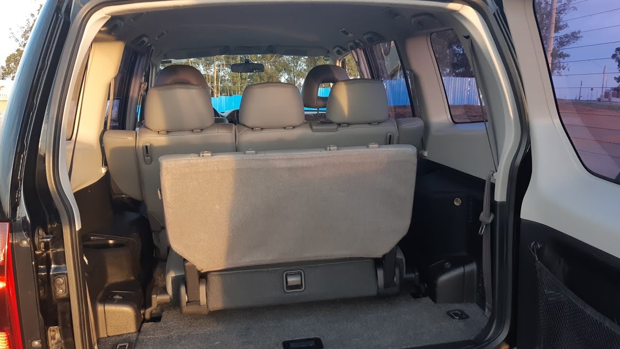 Pajero Full - Retirada da terceiro fileira