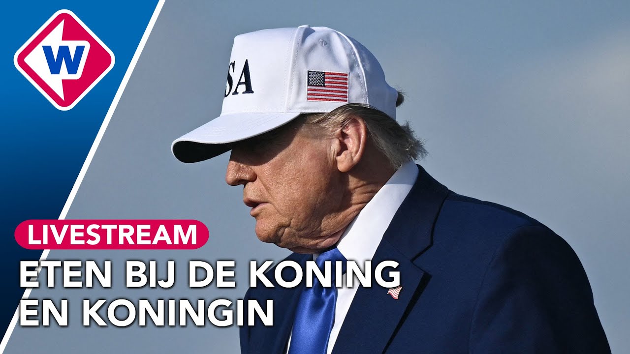 LIVE: Aankomst Trump bij Huis ten Bosch