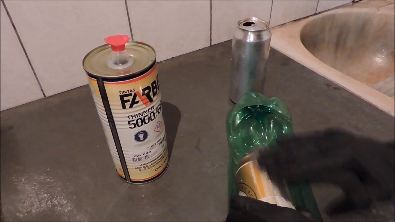 Como tirar tinta de latas de alumínio