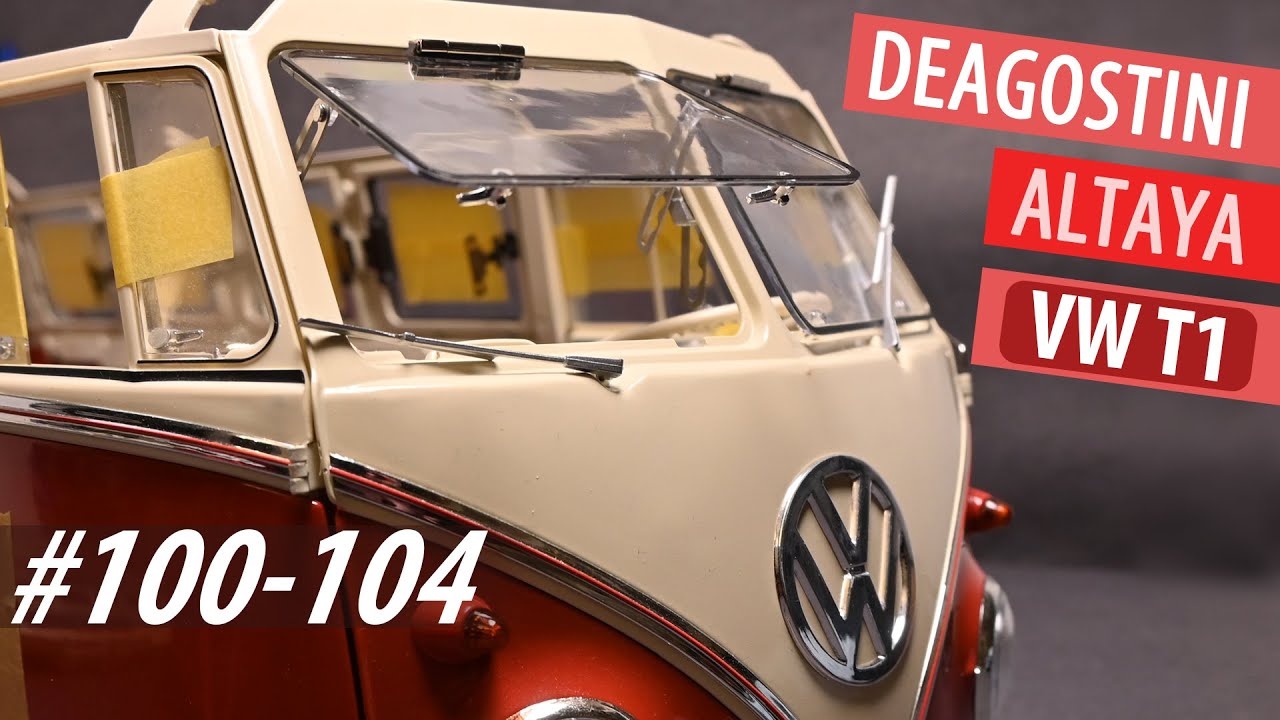 Build the VW T1 Samba Combi | by Altaya/DeAgostini | #100-104