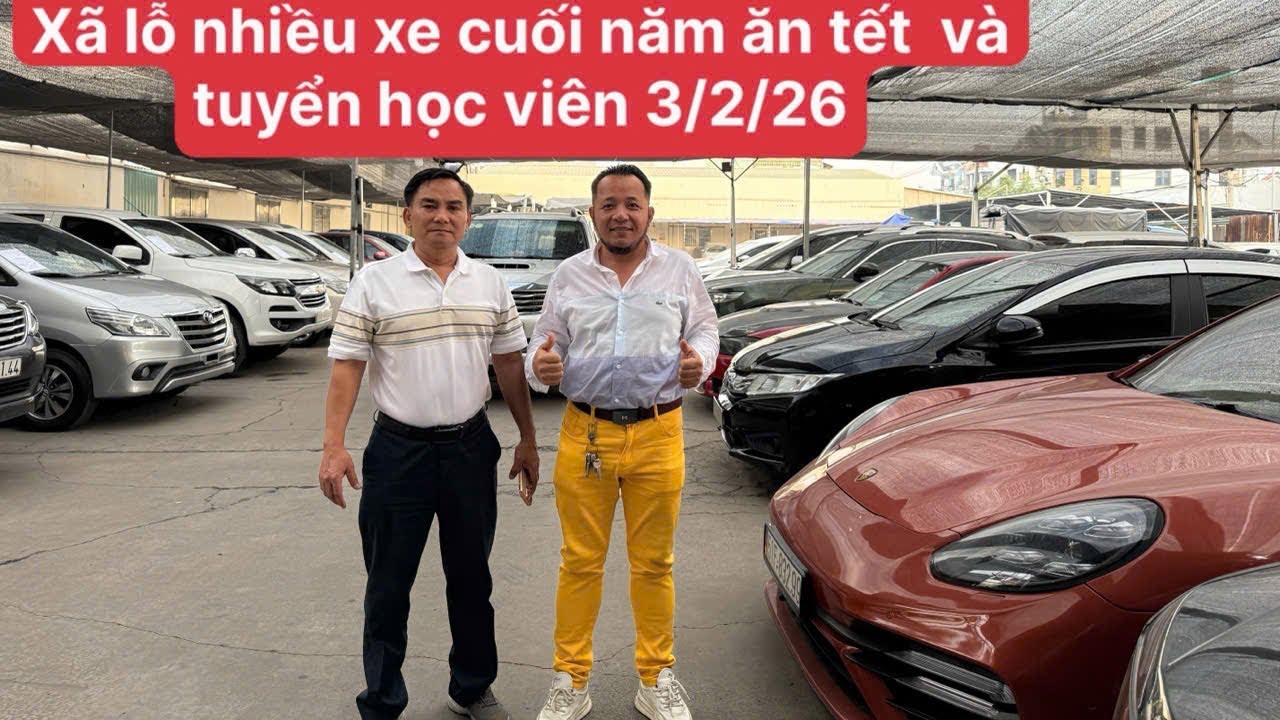 Xă lổ nhiều xe  ăn Tết  và tuyển nhân sự học nghề mua bán xe ô tô miễn phí